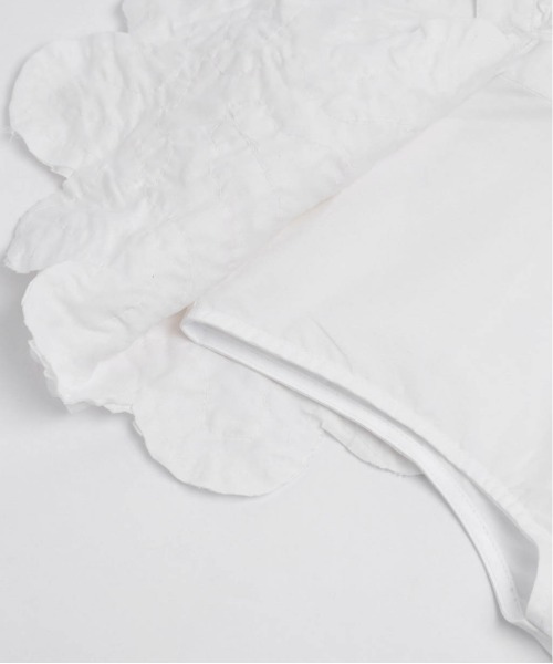 フリルビッグカラースタンドネックブラウス