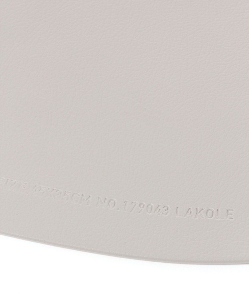 LAKOLE（ラコレ）の「【撥水】ぺブル型ランチョンマット / 283280（ランチョンマット/テーブルウェア・レディース・ライトグレー/ブラック/ブルー・FREE）」の8枚目の写真
