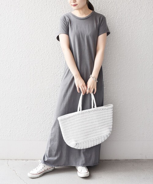 Odub（オーダブ）の「【SHIPS別注】Odub:カラーマキシワンピース◆（ワンピース・レディース・ダークグレー/イエロー/ピンク・ONE SIZE）」の16枚目の写真