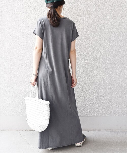 Odub（オーダブ）の「【SHIPS別注】Odub:カラーマキシワンピース◆（ワンピース・レディース・ダークグレー/イエロー/ピンク・ONE SIZE）」の18枚目の写真