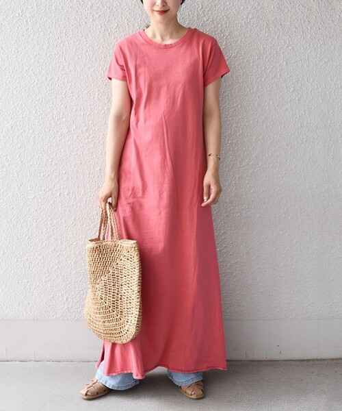 Odub（オーダブ）の「【SHIPS別注】Odub:カラーマキシワンピース◆（ワンピース・レディース・ダークグレー/イエロー/ピンク・ONE SIZE）」の20枚目の写真