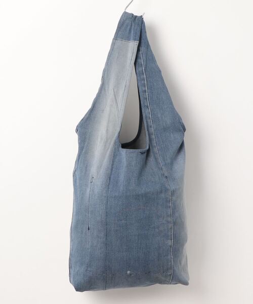 NO WAY(ノーウェイ)の「/DENIM/BAG WITH PRINTING(トートバッグ・メンズ・インディゴブルー・FREE)」の5枚目の写真