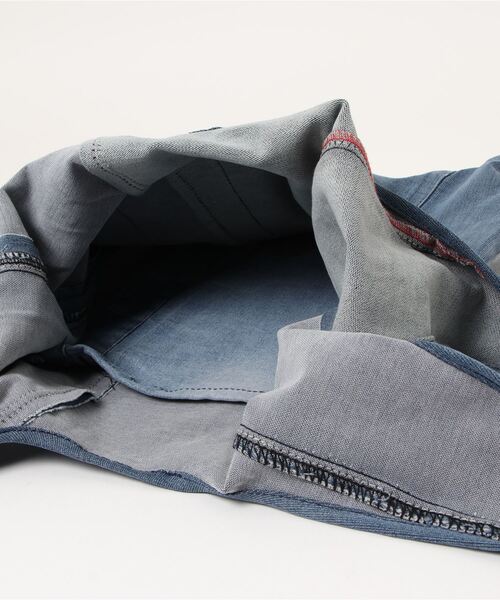 NO WAY(ノーウェイ)の「/DENIM/BAG WITH PRINTING(トートバッグ・メンズ・インディゴブルー・FREE)」の7枚目の写真