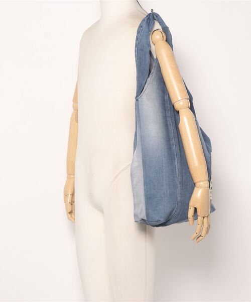 NO WAY(ノーウェイ)の「/DENIM/BAG WITH PRINTING(トートバッグ・メンズ・インディゴブルー・FREE)」の9枚目の写真
