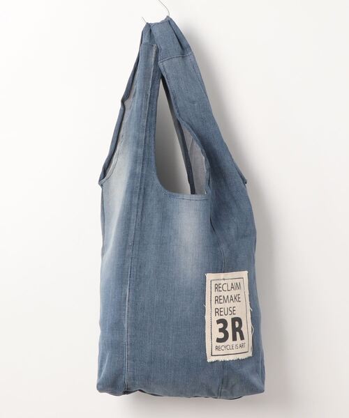NO WAY(ノーウェイ)の「/DENIM/BAG WITH PRINTING(トートバッグ・メンズ・インディゴブルー・FREE)」の8枚目の写真