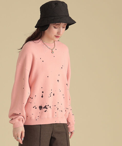 Ray BEAMS（レイビームス）の「NOMA t.d. × Ray BEAMS / 別注 タイダイ スウェット（スウェット・レディース・ピンク・ONE SIZE）」の4枚目の写真