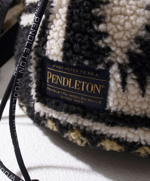 PENDLETON（ペンドルトン）の「【PENDLETON/ペンドルトン】別注HARDING ボアミニショルダー 巾着ショルダー 2WAY（ショルダーバッグ・メンズ・ホワイト系その他/ブラック系その他/ベージュ系その他・FREE）」の17枚目の写真