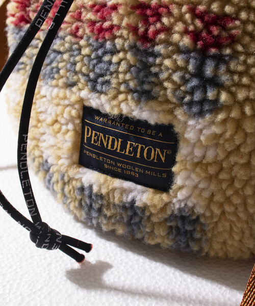 PENDLETON（ペンドルトン）の「【PENDLETON/ペンドルトン】別注HARDING ボアミニショルダー 巾着ショルダー 2WAY（ショルダーバッグ・メンズ・ホワイト系その他/ブラック系その他/ベージュ系その他・FREE）」の15枚目の写真