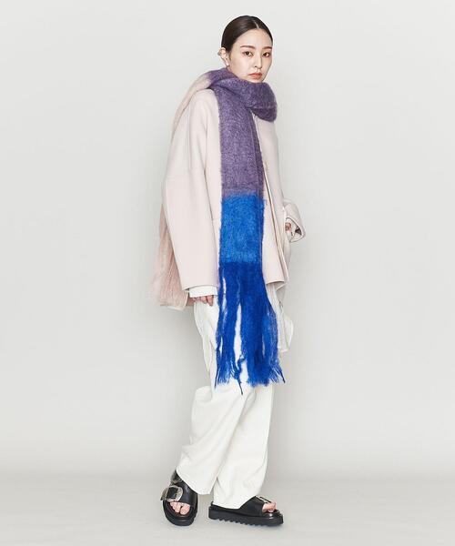 ＜MANTAS EZCARAY＞COLBLOCK ロングマフラー