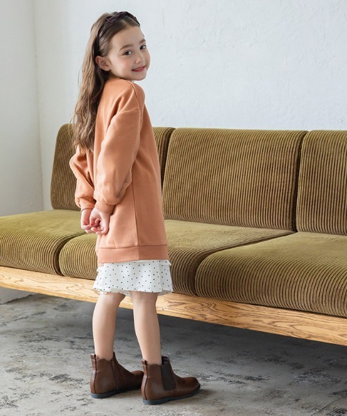 lulpini（ルルピー二）の「kids ドット柄キュロット（その他パンツ・キッズ・オフホワイト/ブラック・S/M/L）」の17枚目の写真