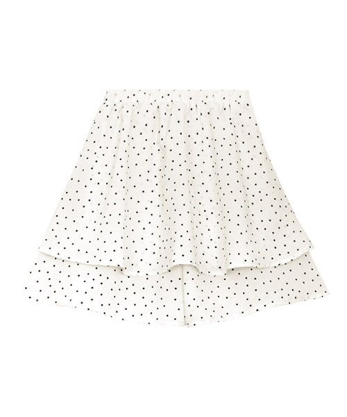 lulpini（ルルピー二）の「kids ドット柄キュロット（その他パンツ・キッズ・オフホワイト/ブラック・S/M/L）」の9枚目の写真