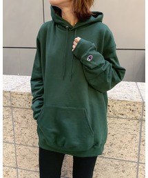 ブランド古着 Champion チャンピオン レディース のパーカー グリーン カーキ 緑色系 古着通販 Zozoused