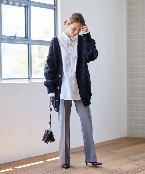 FRAMeWORK（フレームワーク）の「【INDIVIDUALIZED SHIRTS】20th HELLO BDシャツ(ホワイト/ピンク)（シャツ/ブラウス・レディース・ホワイト/バーガンディー・FREE）」の6枚目の写真