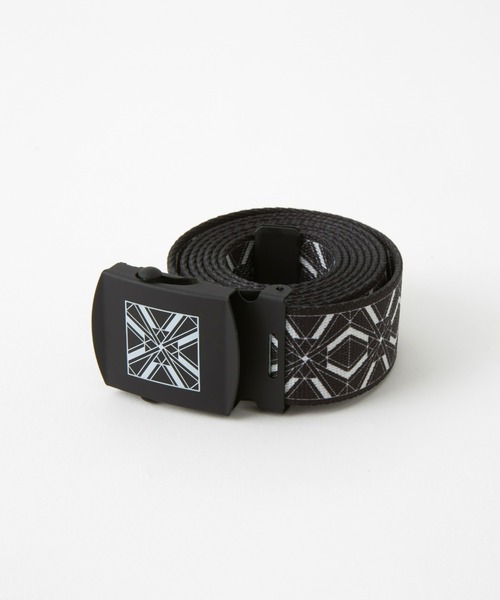 WHITE MOUNTAINEERING(ホワイトマウンテニアリング)の「PARQUET LOGO BELT(ベルト・メンズ・ブラック/ブラウン/グレー・FREE)」の2枚目の写真