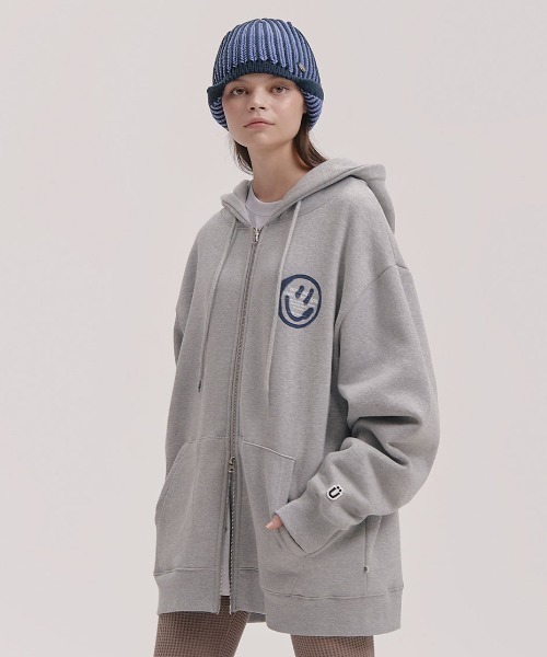 パーカー A'GEM/9 × .kom 「ISTKUNST/イストクンスト」G＆C HOOD ZIP UP/G＆C フードジップアップパーカー レディ A'GEM/9 × .kom 『ISTKUNST/イストクンスト』G&C HOOD ZIP UP