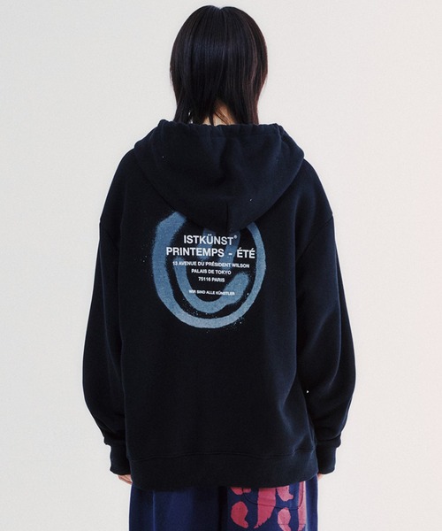 ikumi スタッズパーカー ikumi スタッズパーカー IKUMI】FRONT STUDDED HOODIE