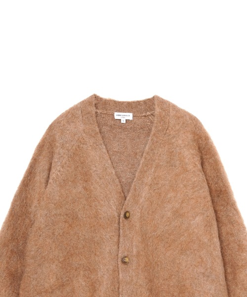 AMERICAN RAG CIE（アメリカンラグシー）の「カラーシャギーニットカーディガン（カーディガン/ボレロ・メンズ・ブラック/ベージュ/パープル/レッド/チャコール・M/L）」の8枚目の写真