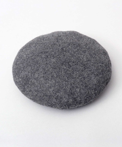 Basiquenti（ベーシックエンティ）の「大判 ウール ベレー帽（ハンチング/ベレー帽・メンズ・ブラック/ネイビー/グレー/カーキ/チャコール・FREE）」の15枚目の写真