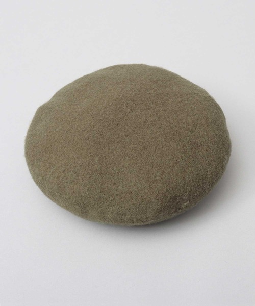 Basiquenti（ベーシックエンティ）の「大判 ウール ベレー帽（ハンチング/ベレー帽・メンズ・ブラック/ネイビー/グレー/カーキ/チャコール・FREE）」の17枚目の写真