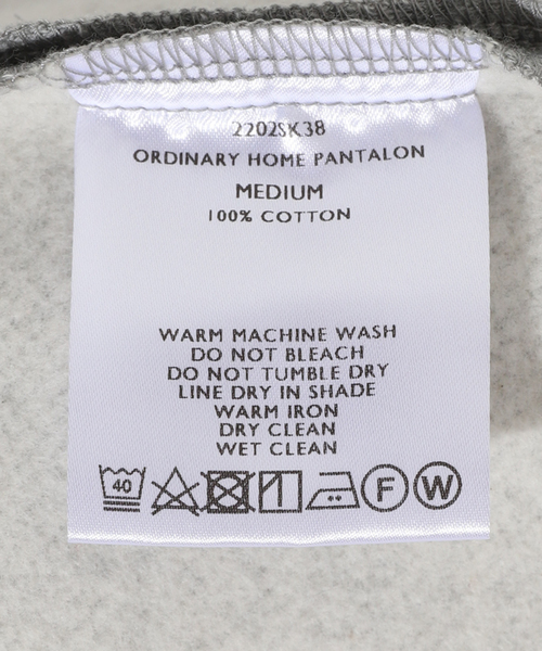 SHINYAKOZUKA(シンヤコヅカ)の「【SHINYAKOZUKA / シンヤコヅカ】ORDINARY HOME PANTALON(スウェットパンツ・メンズ・チャコールグレー/ブラック・MEDIUM/SMALL)」の5枚目の写真