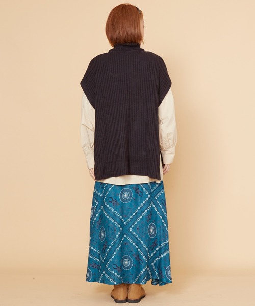 チャイハネ（チャイハネ）の「【チャイハネ】ルティーラニットトップス（ニット/セーター・レディース・チャコール/マスタード/レッド/ホワイト/カーキ・FREE）」の12枚目の写真