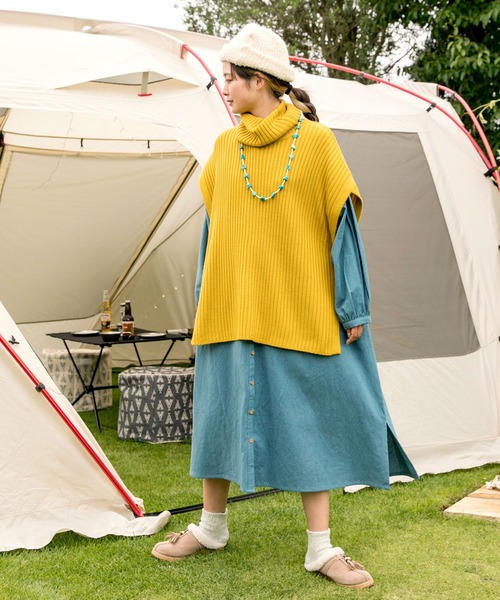 チャイハネ（チャイハネ）の「【チャイハネ】ルティーラニットトップス（ニット/セーター・レディース・チャコール/マスタード/レッド/ホワイト/カーキ・FREE）」の20枚目の写真