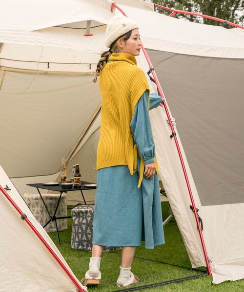 チャイハネ（チャイハネ）の「【チャイハネ】ルティーラニットトップス（ニット/セーター・レディース・チャコール/マスタード/レッド/ホワイト/カーキ・FREE）」の21枚目の写真