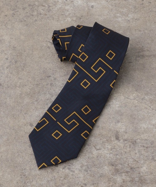 RAGEBLUE(レイジブルー)の「柄ネクタイ(ネクタイ・メンズ・ダークブラウン/ネイビー/オリーブ/ブルー系その他/オレンジ/キャメル・FREE)」の4枚目の写真