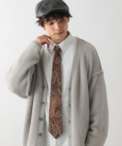 RAGEBLUE(レイジブルー)の「柄ネクタイ(ネクタイ・メンズ・ダークブラウン/ネイビー/オリーブ/ブルー系その他/オレンジ/キャメル・FREE)」の7枚目の写真