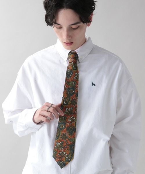 RAGEBLUE(レイジブルー)の「柄ネクタイ(ネクタイ・メンズ・ダークブラウン/ネイビー/オリーブ/ブルー系その他/オレンジ/キャメル・FREE)」の21枚目の写真