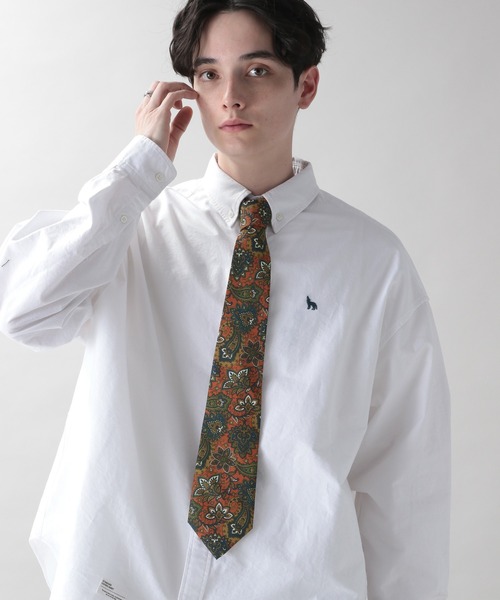 RAGEBLUE(レイジブルー)の「柄ネクタイ(ネクタイ・メンズ・ダークブラウン/ネイビー/オリーブ/ブルー系その他/オレンジ/キャメル・FREE)」の22枚目の写真