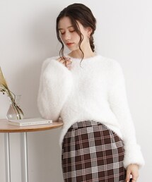 Cutie Blonde | ふわふわフェザータッチニットプルオーバー(ニット/セーター)
