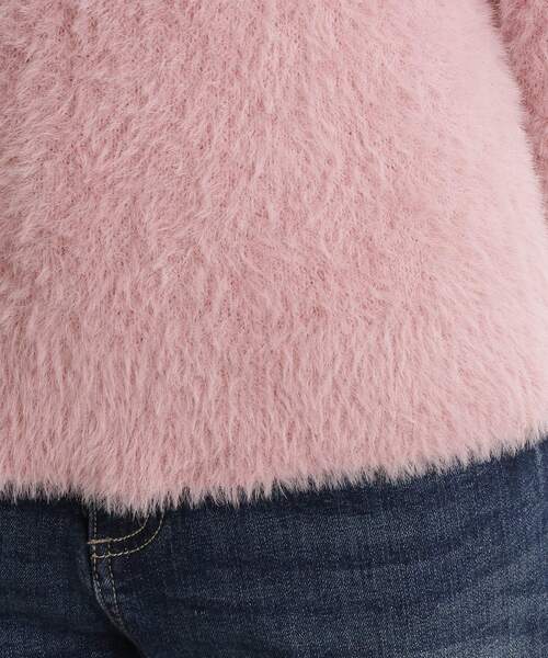 Cutie Blonde（キューティーブロンド）の「◆ふわふわフェザータッチニットプルオーバー（ニット/セーター・レディース・ブルー系1/ピンク系/ベージュ系1/ホワイト系・00）」の10枚目の写真