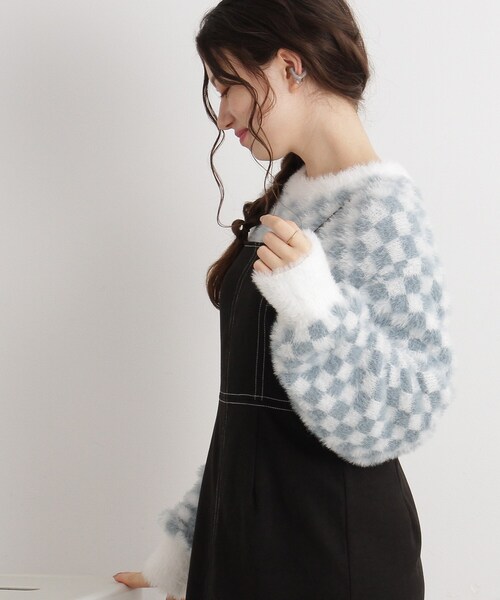 Cutie Blonde（キューティーブロンド）の「◆ふわふわフェザータッチニットプルオーバー（ニット/セーター・レディース・ブルー系1/ピンク系/ベージュ系1/ホワイト系・00）」の20枚目の写真