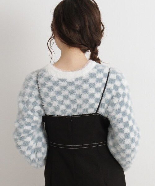 Cutie Blonde（キューティーブロンド）の「◆ふわふわフェザータッチニットプルオーバー（ニット/セーター・レディース・ブルー系1/ピンク系/ベージュ系1/ホワイト系・00）」の21枚目の写真