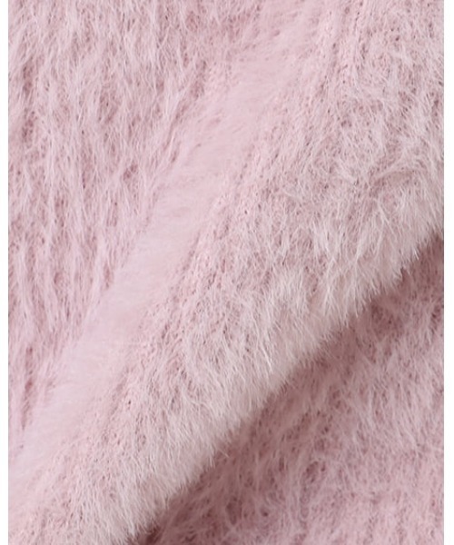 INGNI（イング）の「フェザーヤーン肩開きニット（ニット/セーター・レディース・ブルーグレー/アイボリー/ピンク・M）」の10枚目の写真