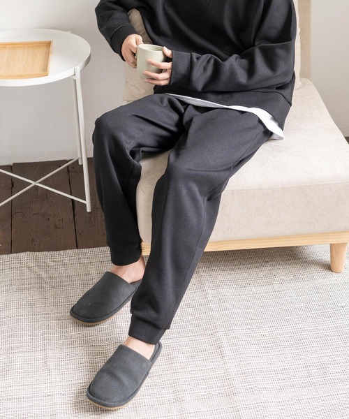 Audience(オーディエンス)の「セーターフリース 裏起毛イージージョガースリムパンツ スウェットライク 日本製 AUD3533(その他パンツ・メンズ・ブラック/ネイビー/グレー/ブラウン・L/XL/M)」の8枚目の写真