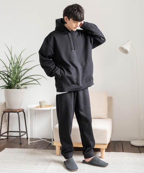 Audience(オーディエンス)の「セーターフリース 裏起毛イージージョガースリムパンツ スウェットライク 日本製 AUD3533(その他パンツ・メンズ・ブラック/ネイビー/グレー/ブラウン・L/XL/M)」の9枚目の写真