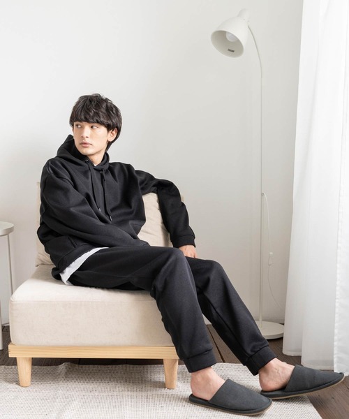 Audience(オーディエンス)の「セーターフリース 裏起毛イージージョガースリムパンツ スウェットライク 日本製 AUD3533(その他パンツ・メンズ・ブラック/ネイビー/グレー/ブラウン・L/XL/M)」の10枚目の写真