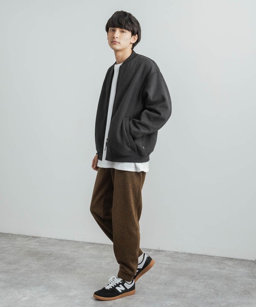 Audience(オーディエンス)の「セーターフリース 裏起毛イージージョガースリムパンツ スウェットライク 日本製 AUD3533(その他パンツ・メンズ・ブラック/ネイビー/グレー/ブラウン・L/XL/M)」の17枚目の写真