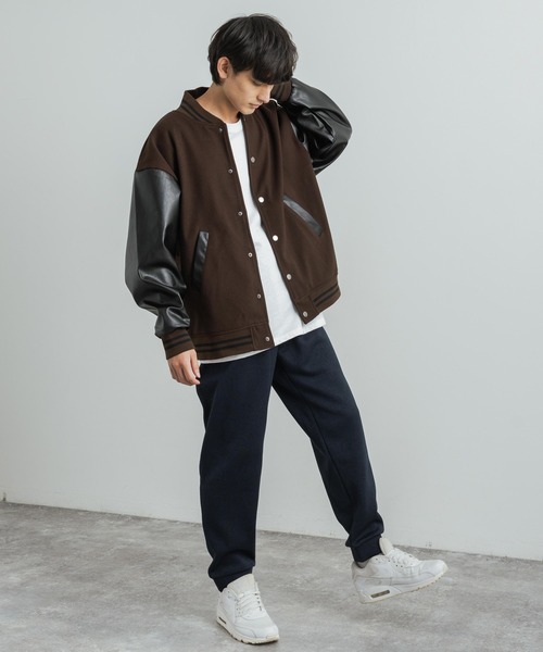 Audience(オーディエンス)の「セーターフリース 裏起毛イージージョガースリムパンツ スウェットライク 日本製 AUD3533(その他パンツ・メンズ・ブラック/ネイビー/グレー/ブラウン・L/XL/M)」の22枚目の写真