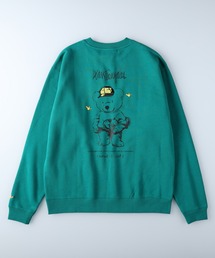 （What it isNt）ART BY MARKGONZALES（ワットイットイズント）の「【(What it isNt)】スケボーくまトレーナー（スウェット・メンズ）」