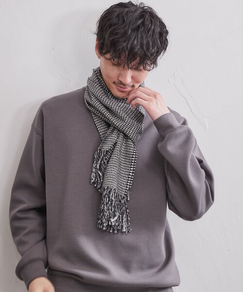 coen（コーエン）の「アクリルチェックマフラー（マフラー）」 - WEAR