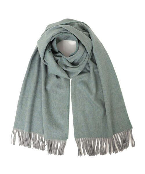 Begg & Co（ベグアンドコー）の「BEGG:LAN ソリッド 65×180（ストール/ショール・レディース・ライトグレー/ライトオリーブ/ブラウン系その他/ベージュ系その他・ONE SIZE）」の4枚目の写真