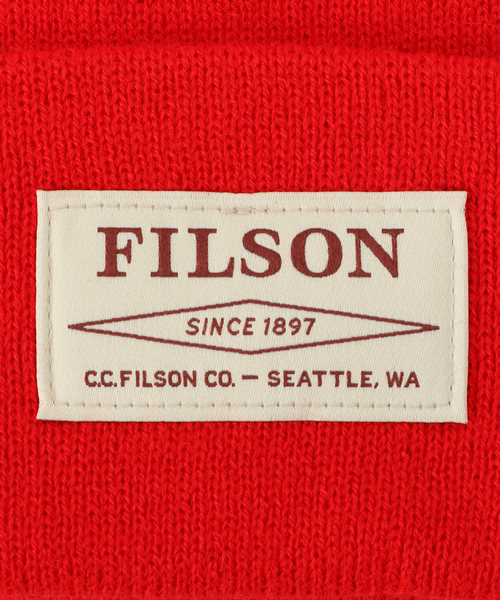 FILSON（フィルソン）の「【FILSON / フィルソン】Ballard Watch Cap / バラード ワッチ キャップ（ニットキャップ/ビーニー・メンズ・ブラック/ブラウン/グリーン/レッド・FREE）」の10枚目の写真