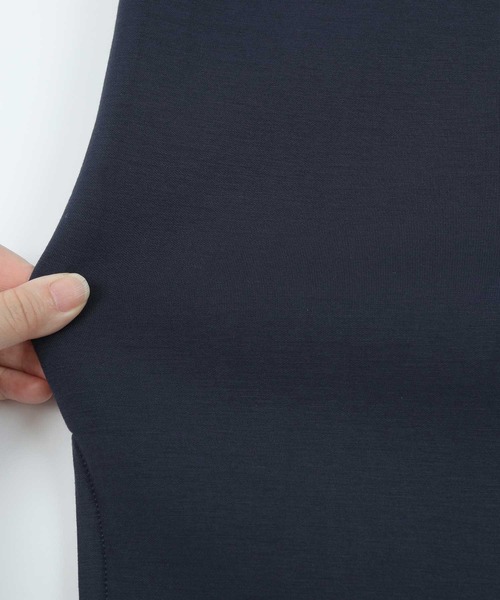 UR'S（ユアーズ）の「ボンディングフーディーワンピース（ワンピース・レディース・ネイビー/ブラック/グレー系その他/アイボリー/ブラウン系その他・S/M/L）」の14枚目の写真