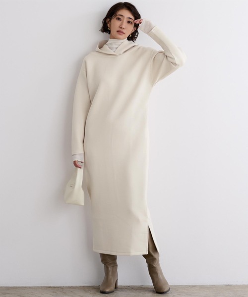 ボンディングフーディーワンピース（ワンピース）｜ur's（ユアーズ）の