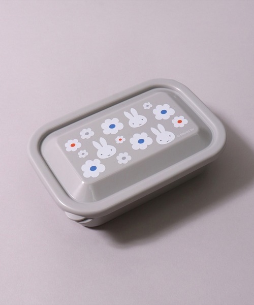 Miffy（ ミッフィー）の「(SK)【ミッフィー】お弁当箱にも使える。ふわっと盛れる フード ランチケース[580ml]（お弁当箱・レディース・ライトグレー・ONE SIZE）」の7枚目の写真