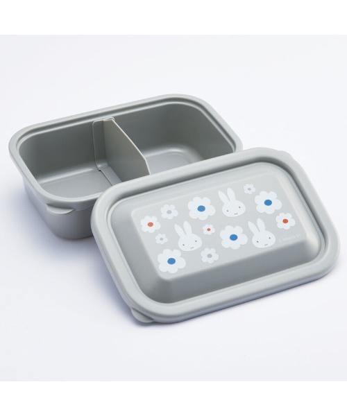 Miffy（ ミッフィー）の「(SK)【ミッフィー】お弁当箱にも使える。ふわっと盛れる フード ランチケース[580ml]（お弁当箱・レディース・ライトグレー・ONE SIZE）」の10枚目の写真