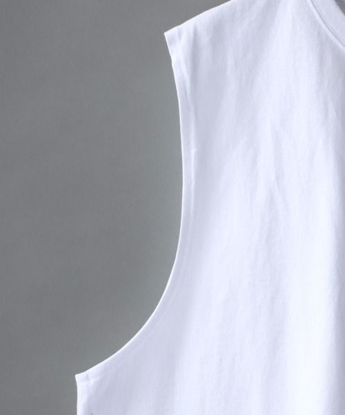 SITRY(シトリー)の「layered Loose silhouette crew neck T-shirt/レイヤード ルーズシルエット クルーネック Tシャツ(Tシャツ/カットソー・メンズ・ホワイト/ブラック/ブラック系その他・M/L)」の16枚目の写真